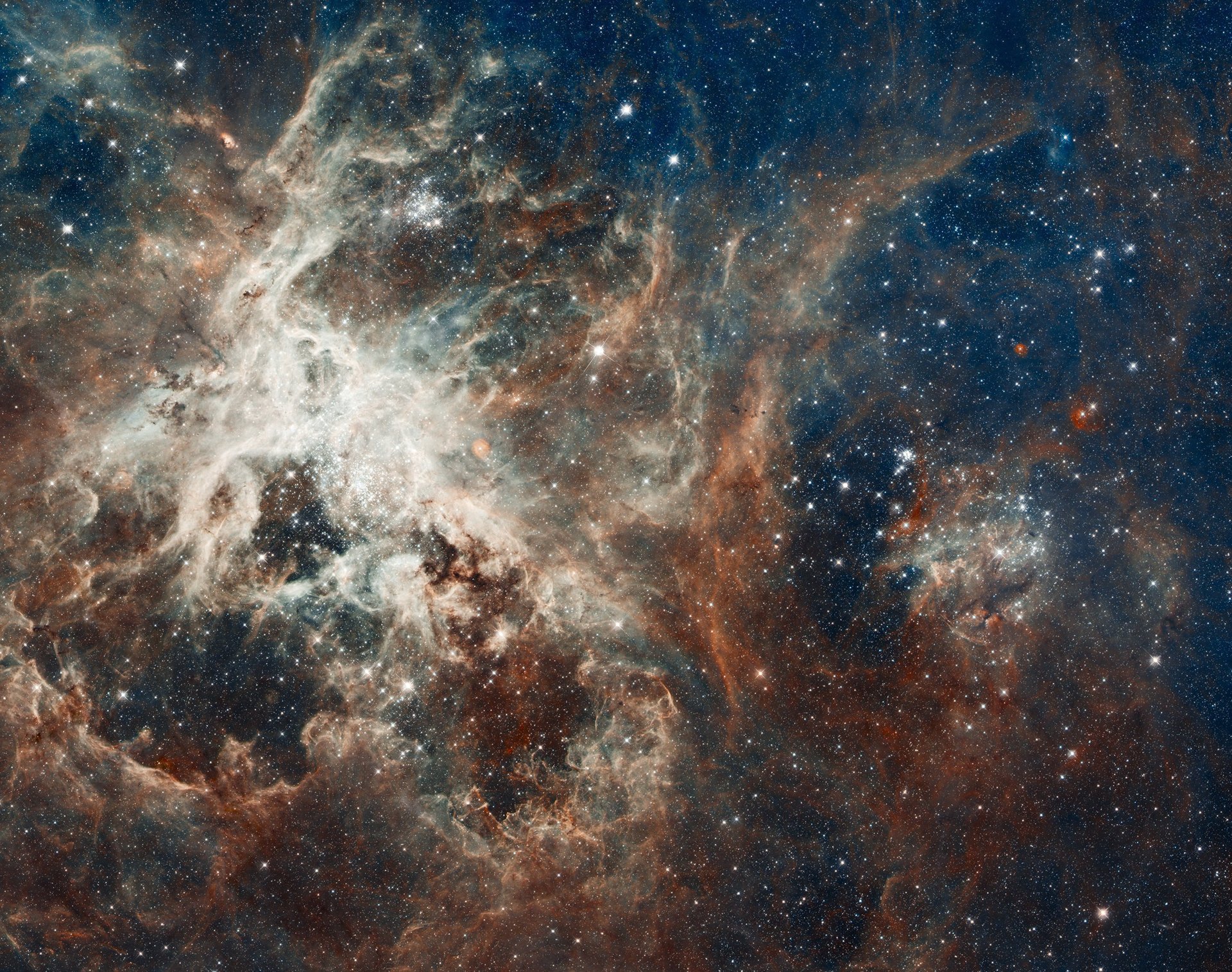 or ngc 2070 constellation gold fish tarantula nebula