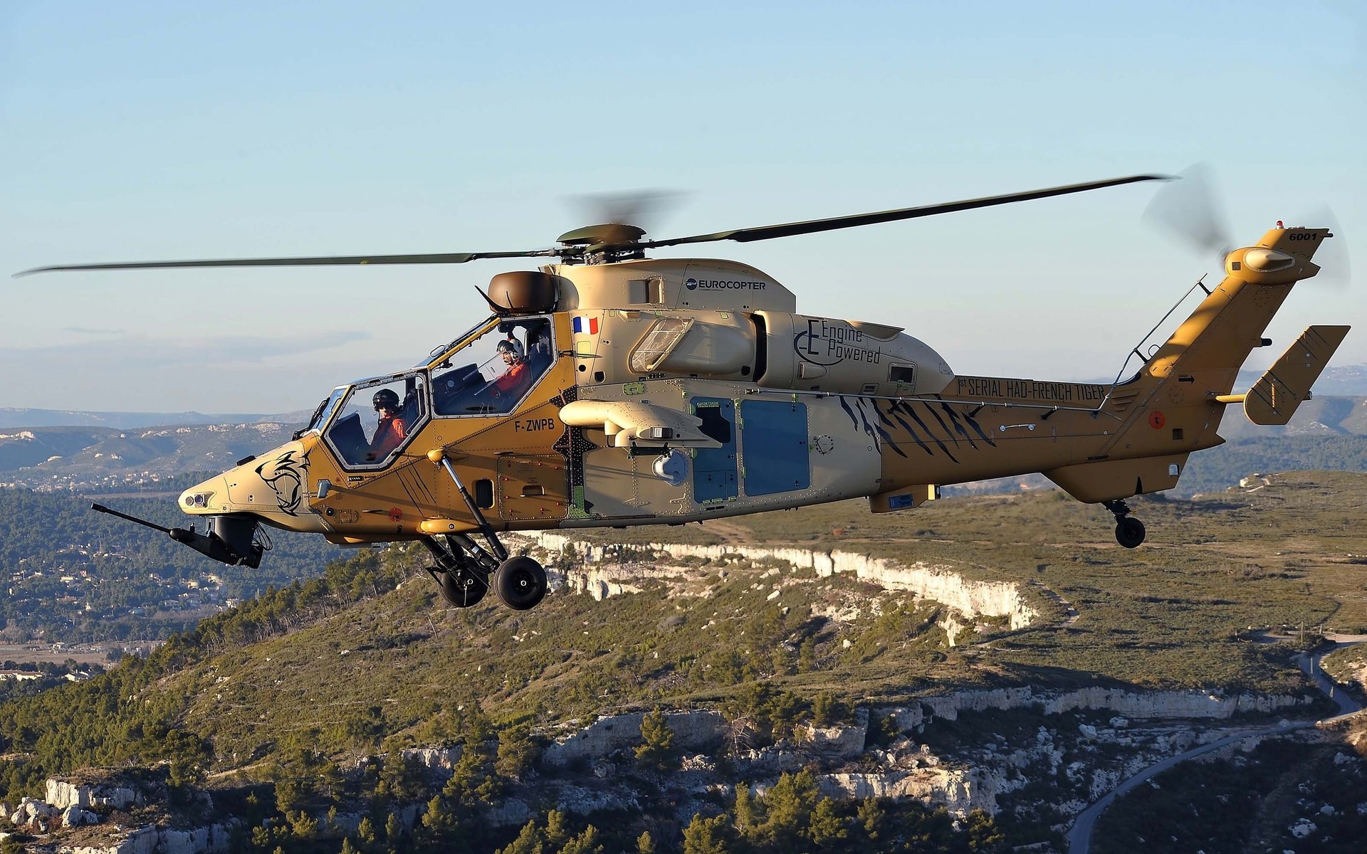 eurocopter aviation shock helicopter ec 665 tiger modern