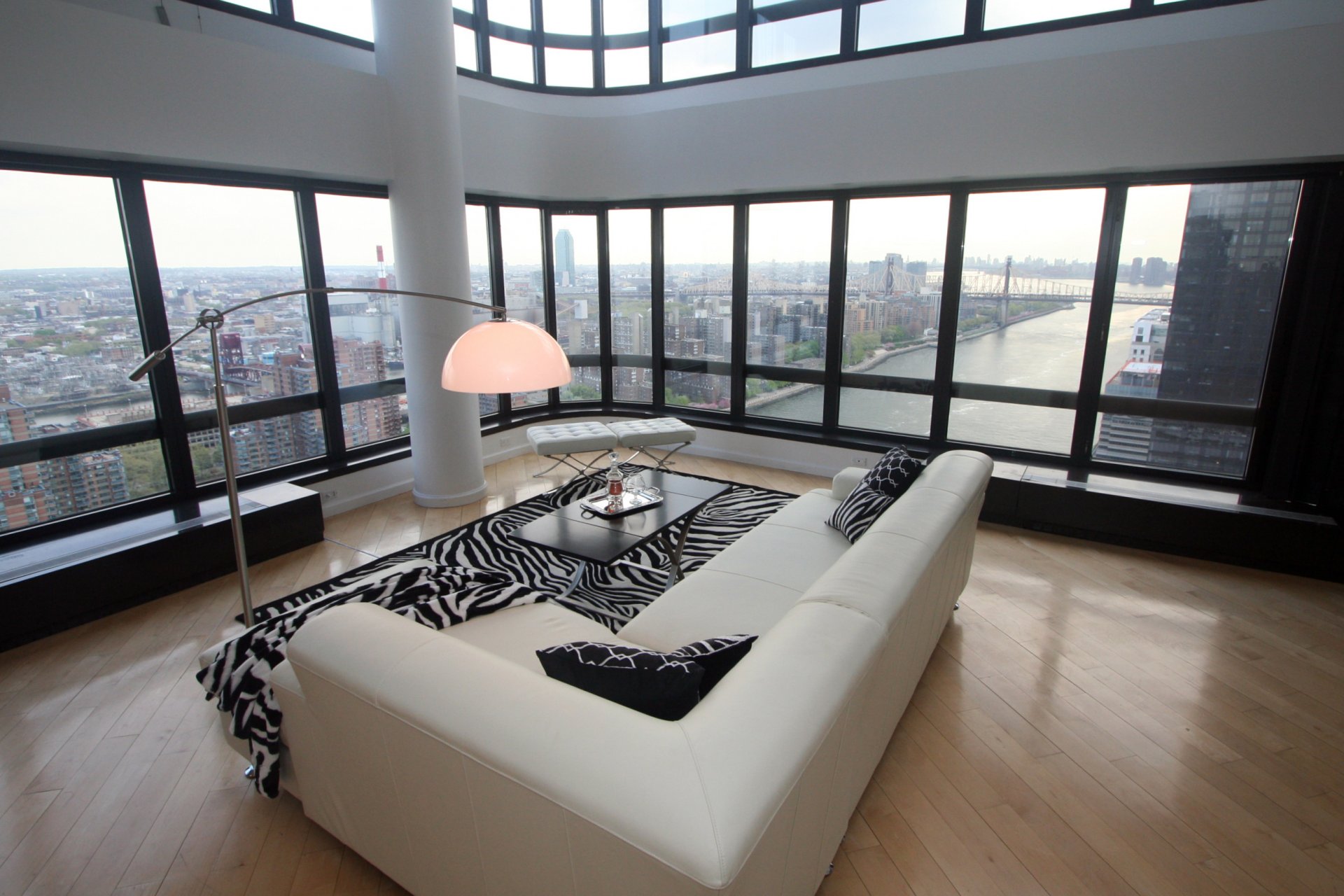 innenraum design metropole stadtwohnung stil penthouse