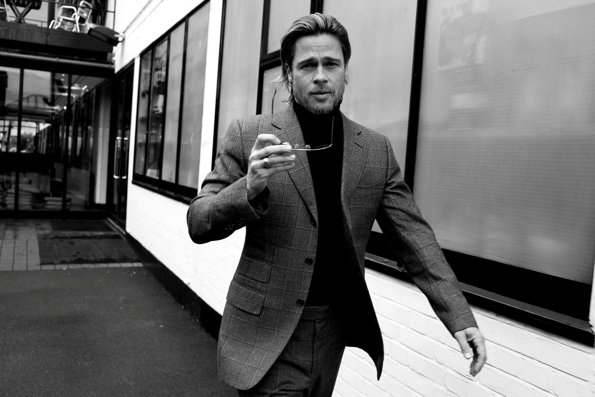 brad pitt brad pitt produzent brille männlich anzug schauspieler