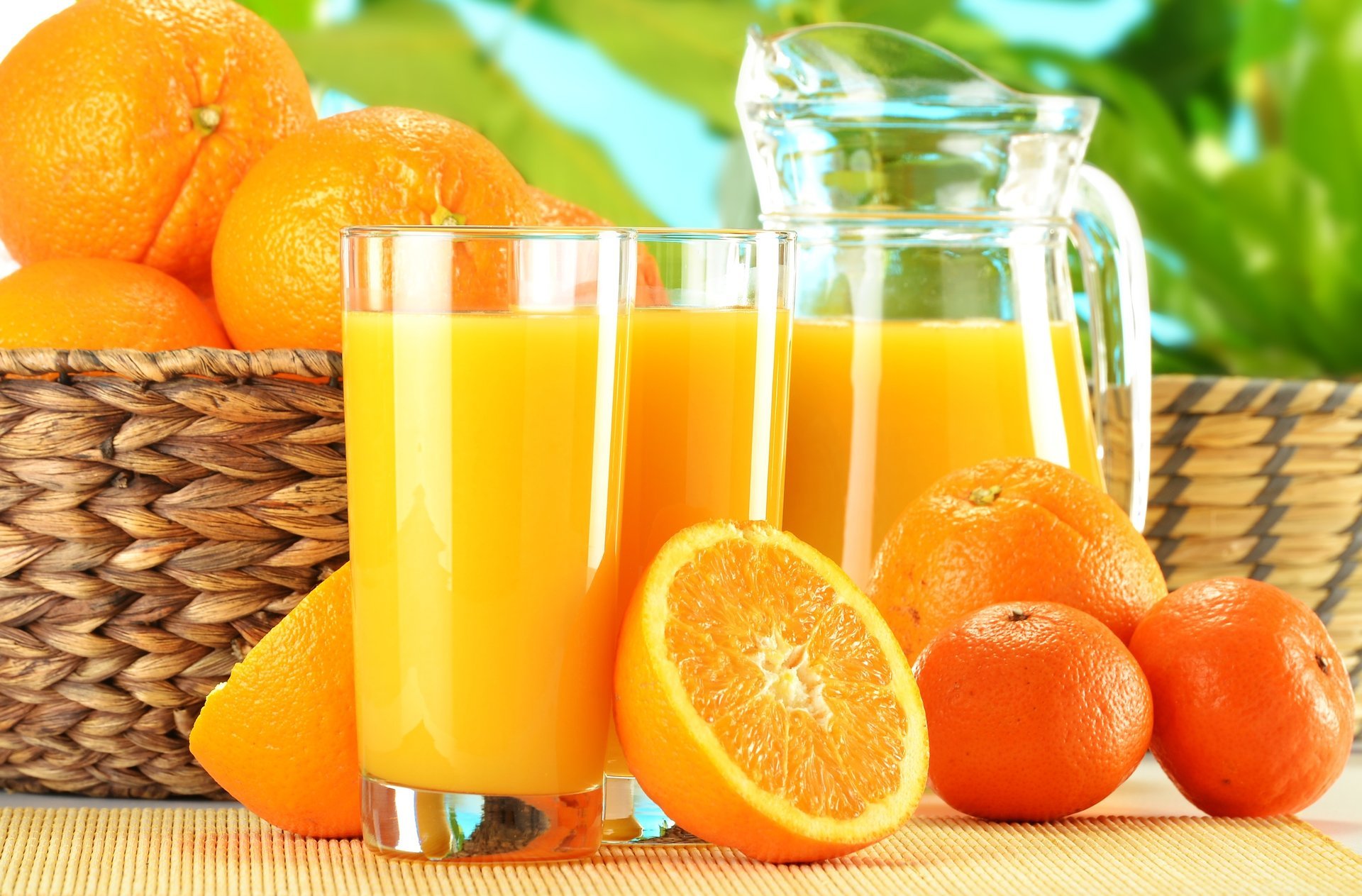 juice oranges orange tangerines fruit