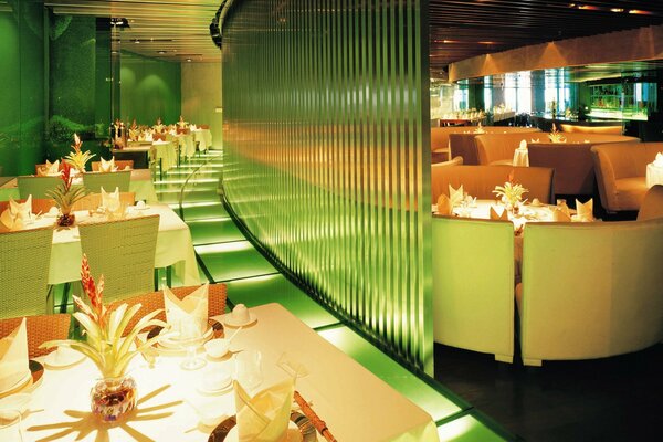 Restaurant decoration interior lighting