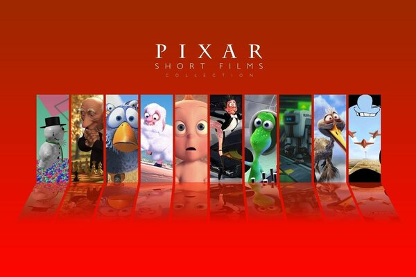 Screensaver dei cartoni animati dello studio Pixar