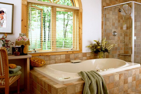 Stylish bathroom design