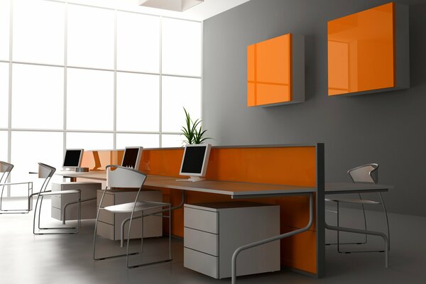 Modern functional office