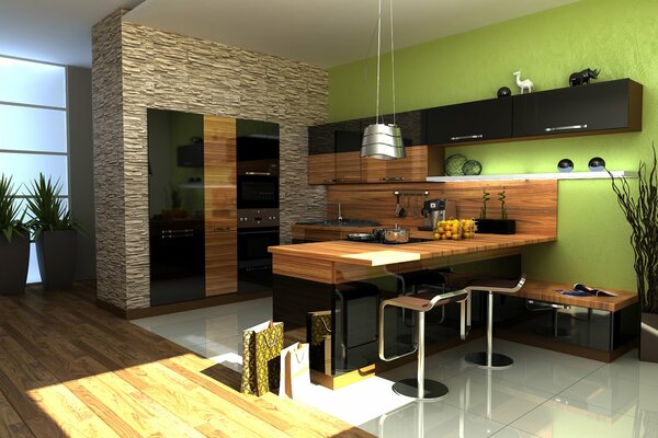 Kitchen modern interior design