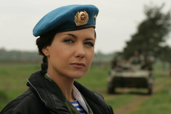 Portrait of Ekaterina Klimova from the TV series about the war