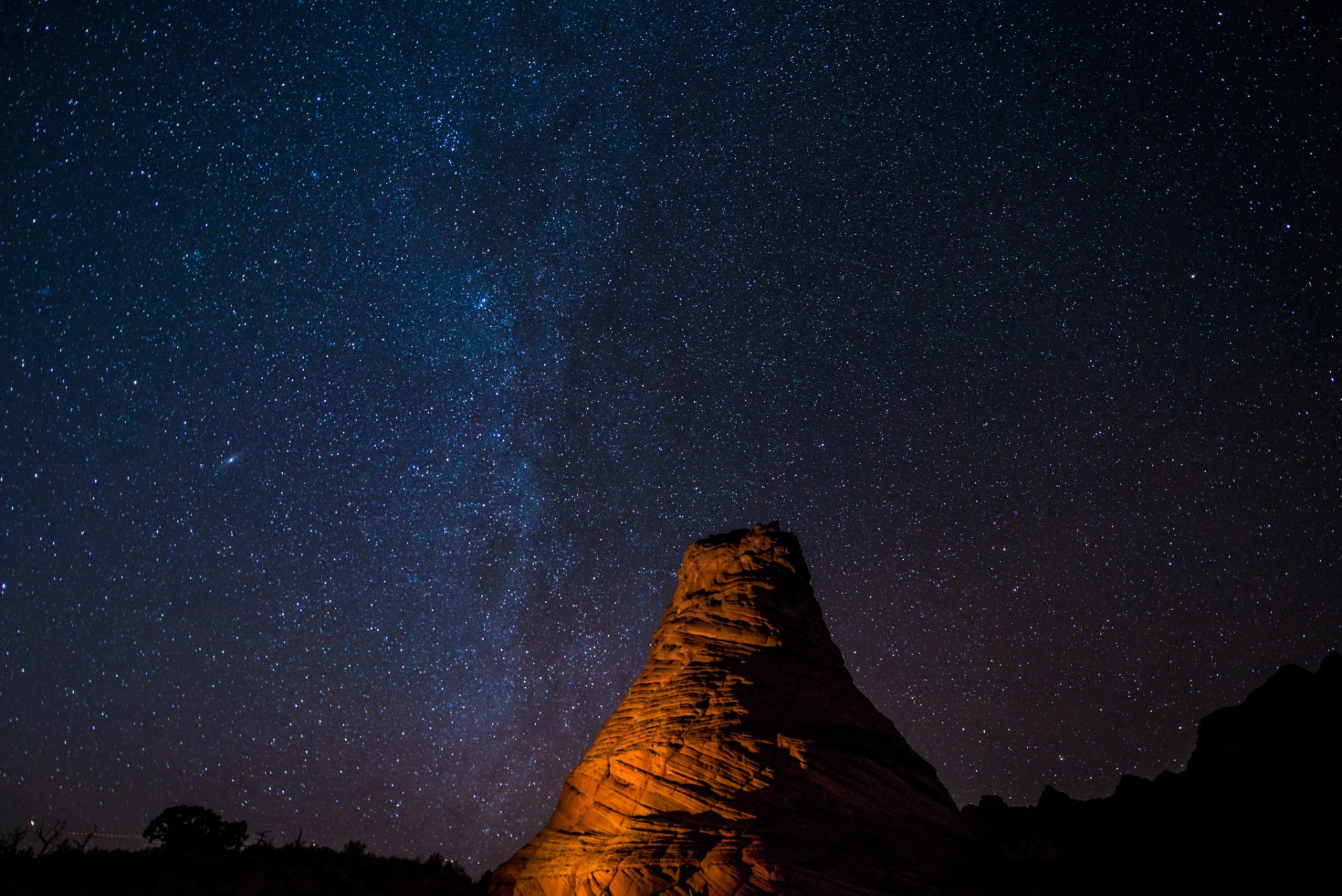 млечный путь штат аризона пау отверстие южная койот бют vermilion cliffs национальный памятник космос звезды тайны