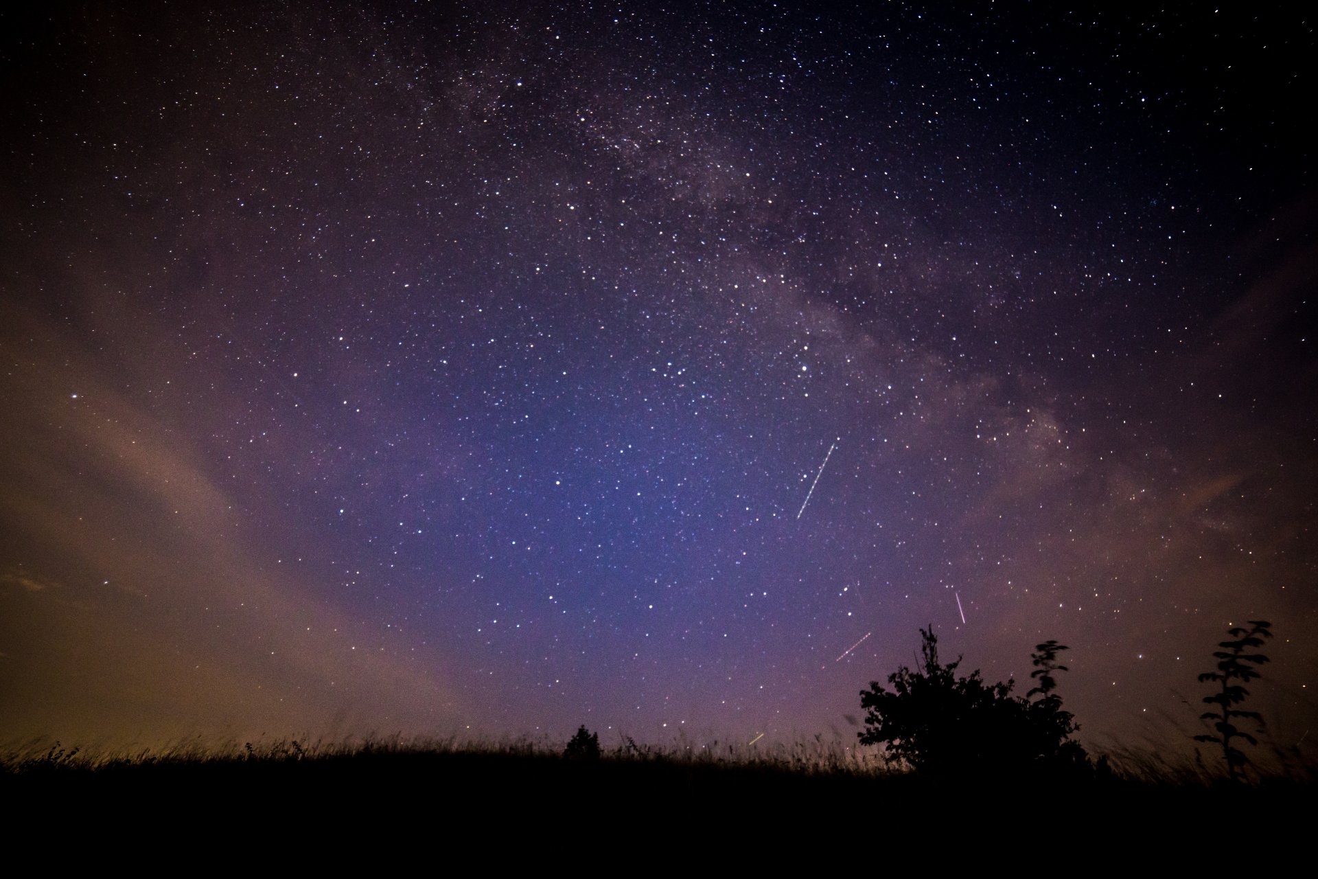 étoiles nuit voie lactée espace