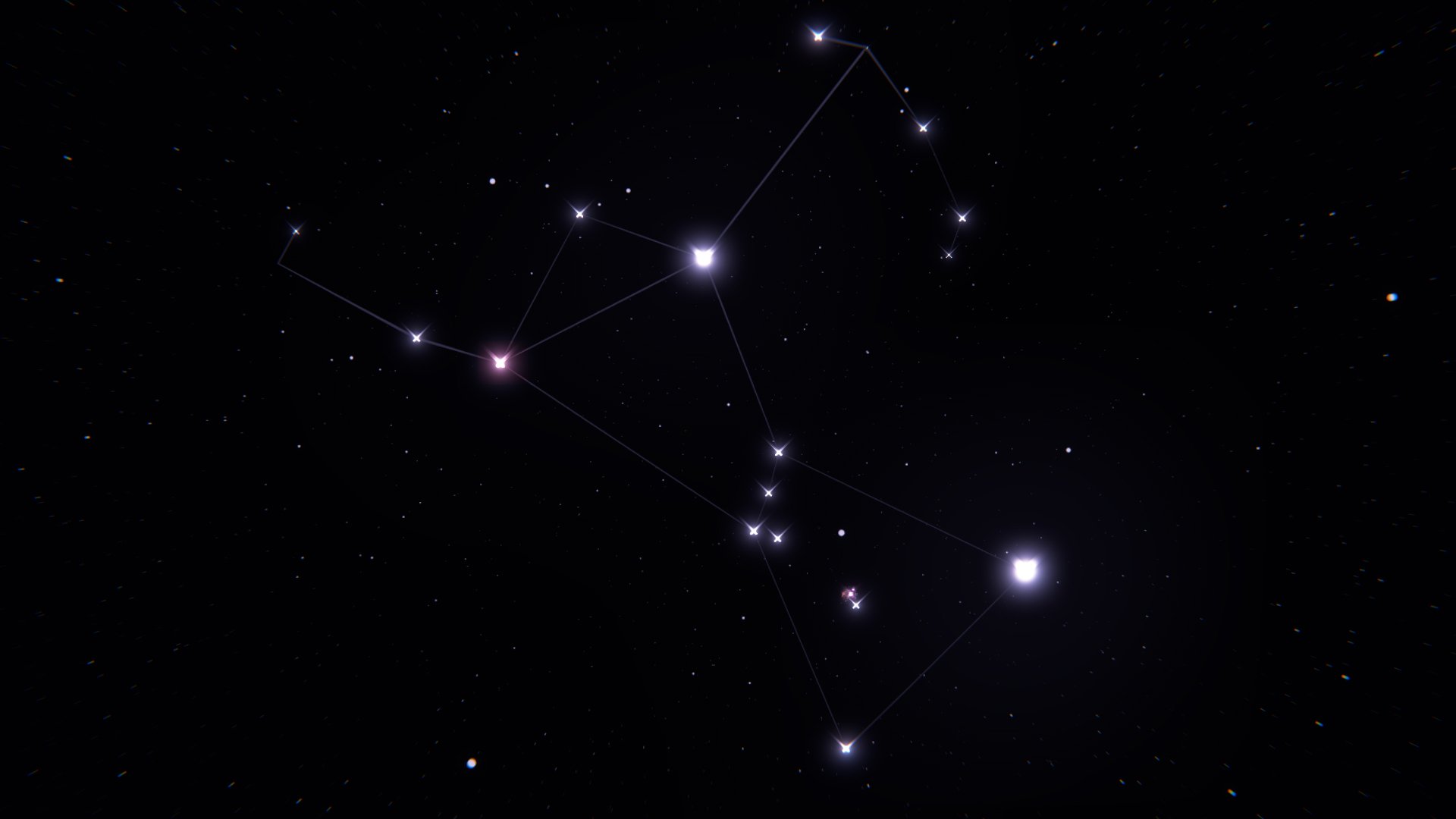 orion constellation star space