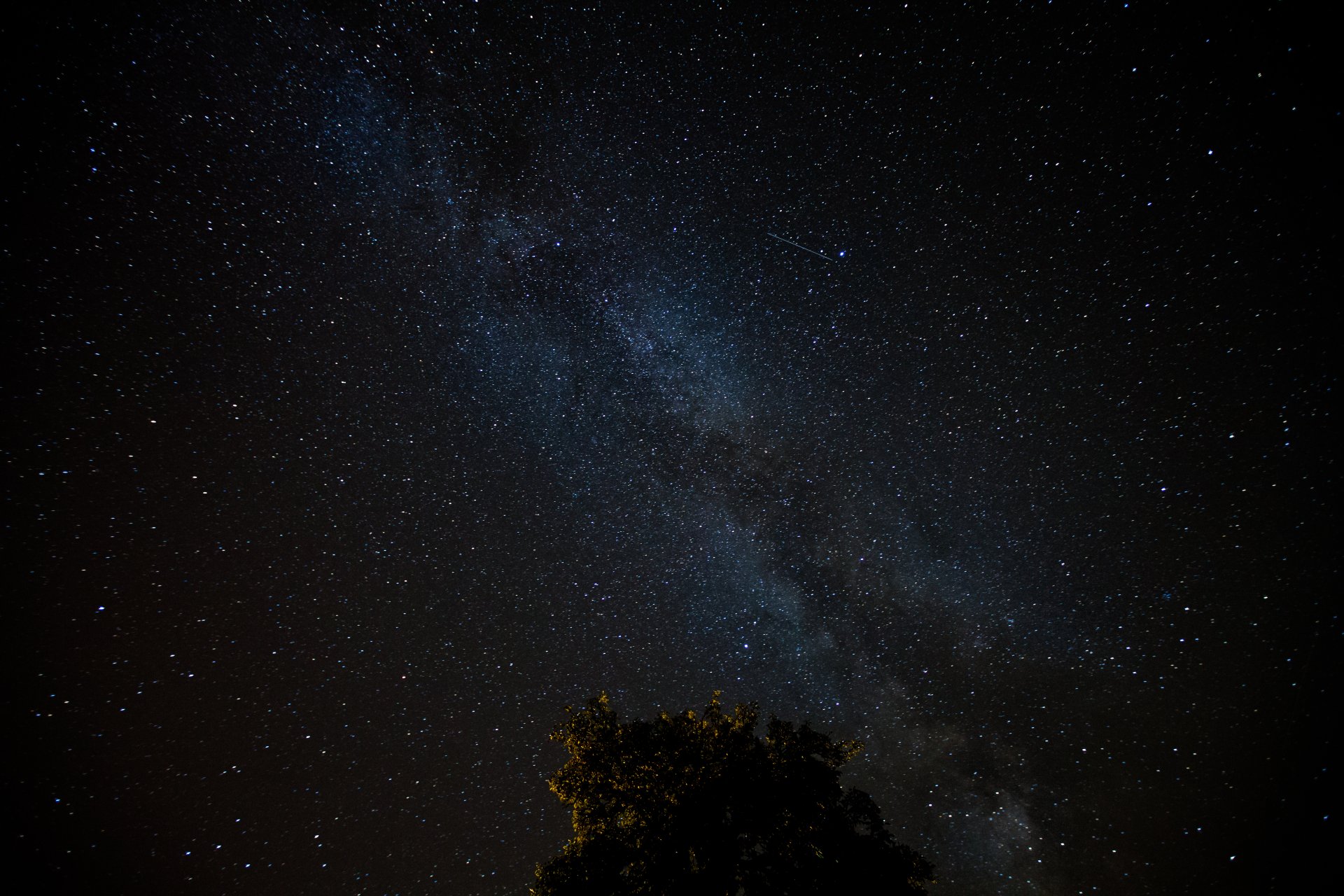 stelle notte via lattea