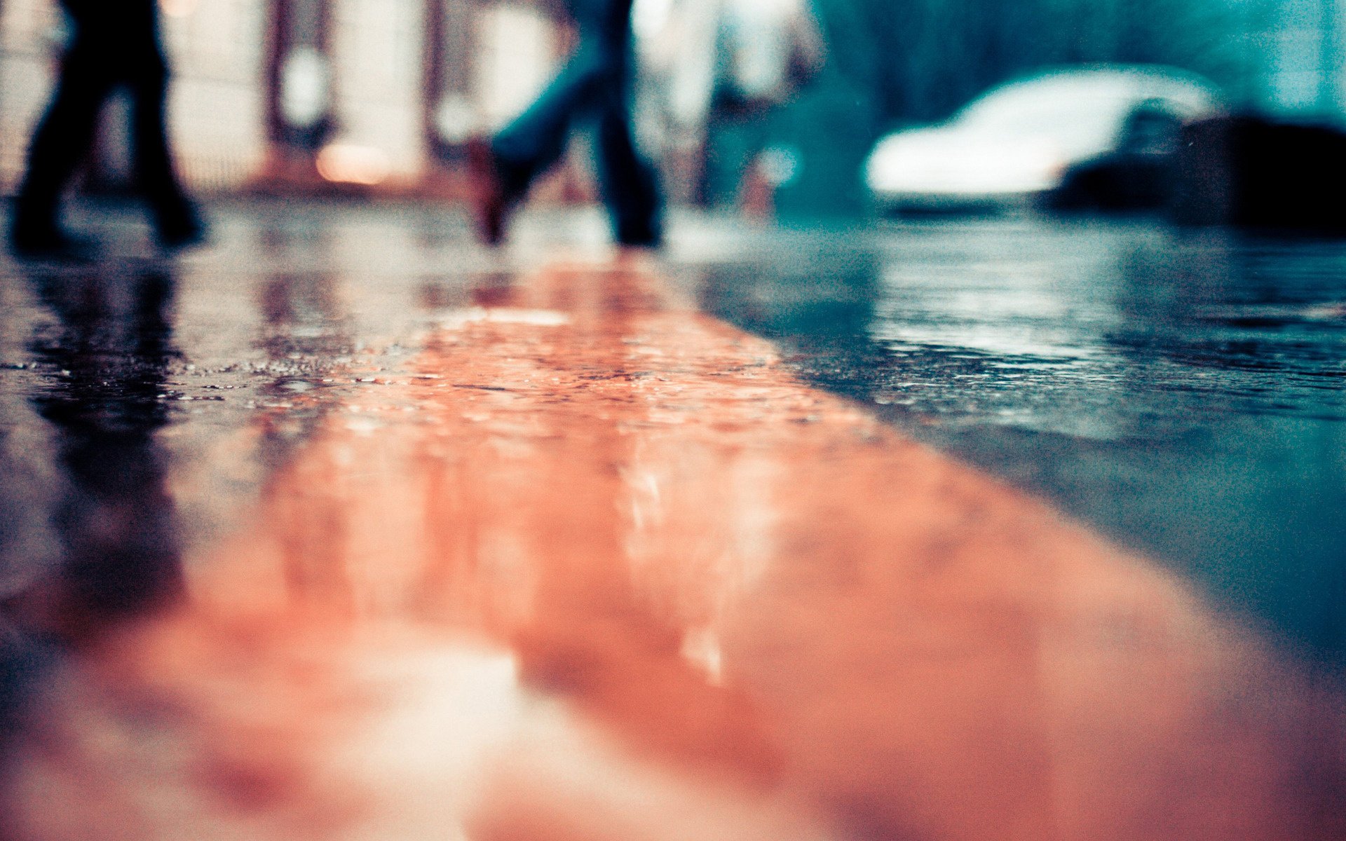 rainy day stadt straße straße pfützen regen