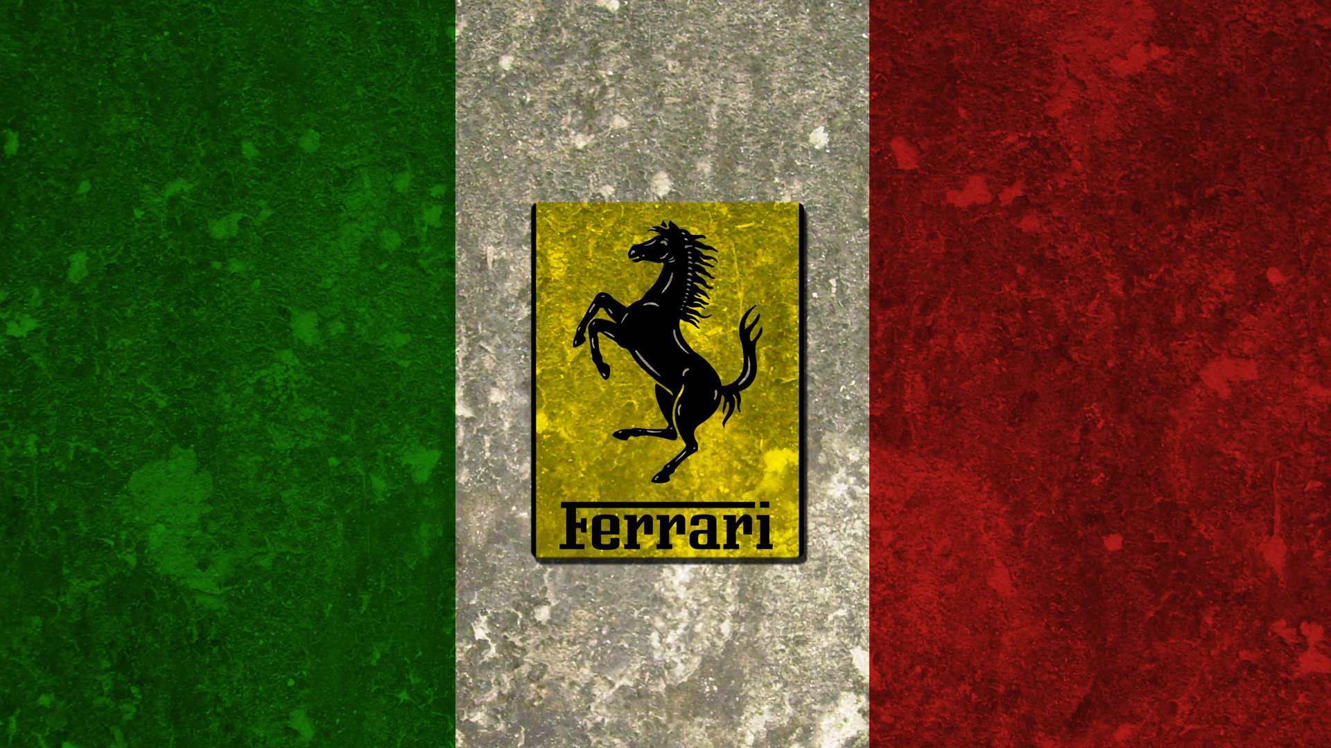 italy prancing stallion flag ferrari italia ferrari