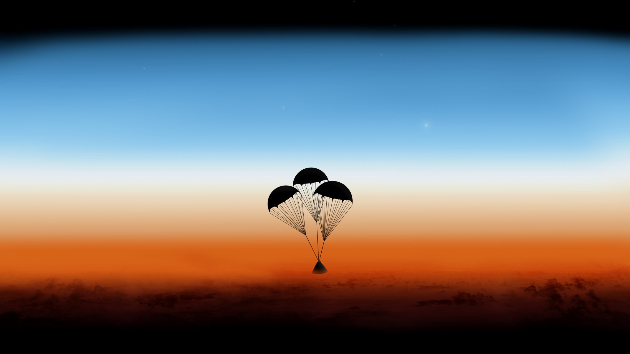 orion capsules atmosphere parachute