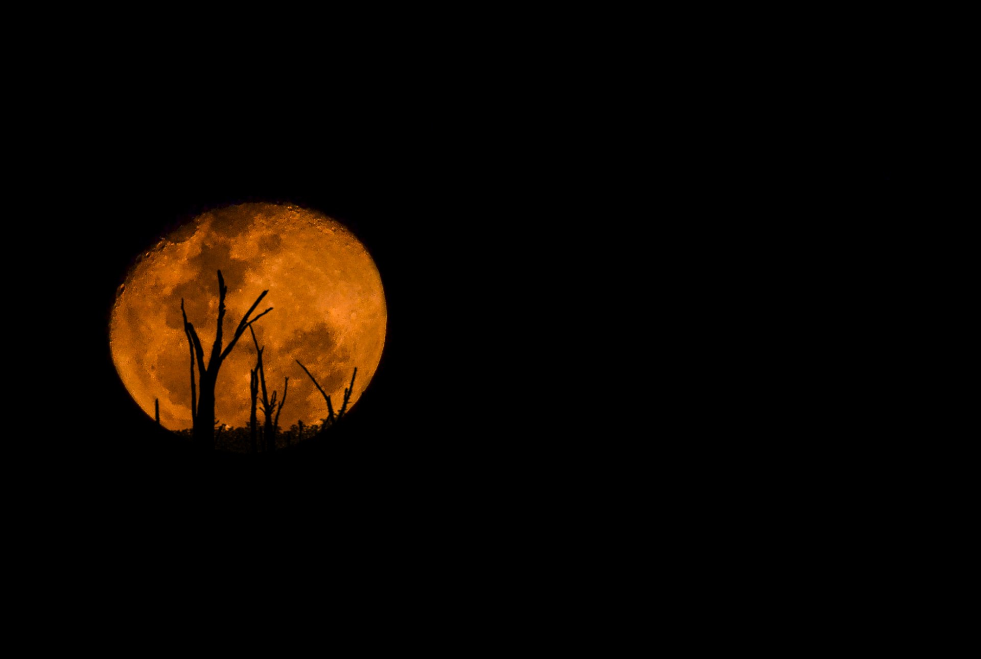 moon eclipse satellite silhouette