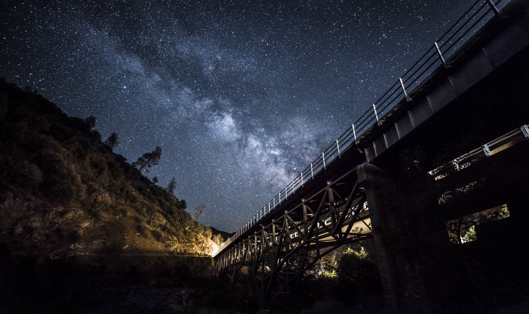 espace étoiles voie lactée pont