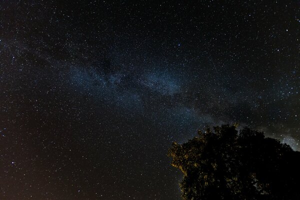 Stars night milky Way