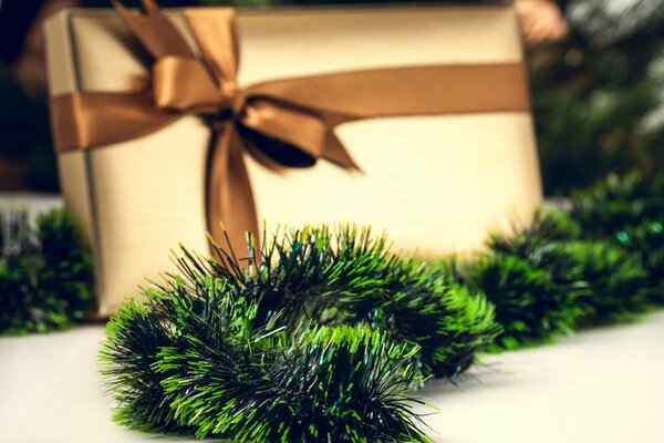 Gifts and tinsel - New Year s time