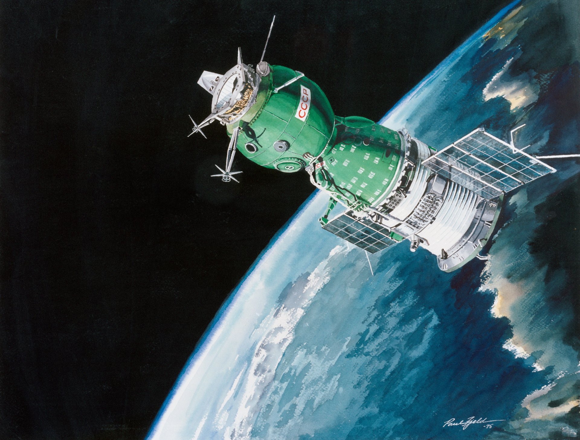 soviética nave espacial soyuz