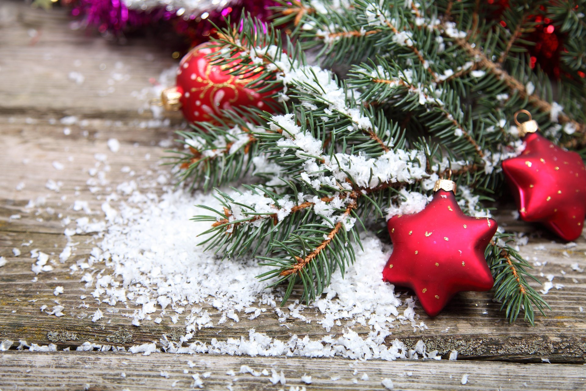 table christmas toys tree snow