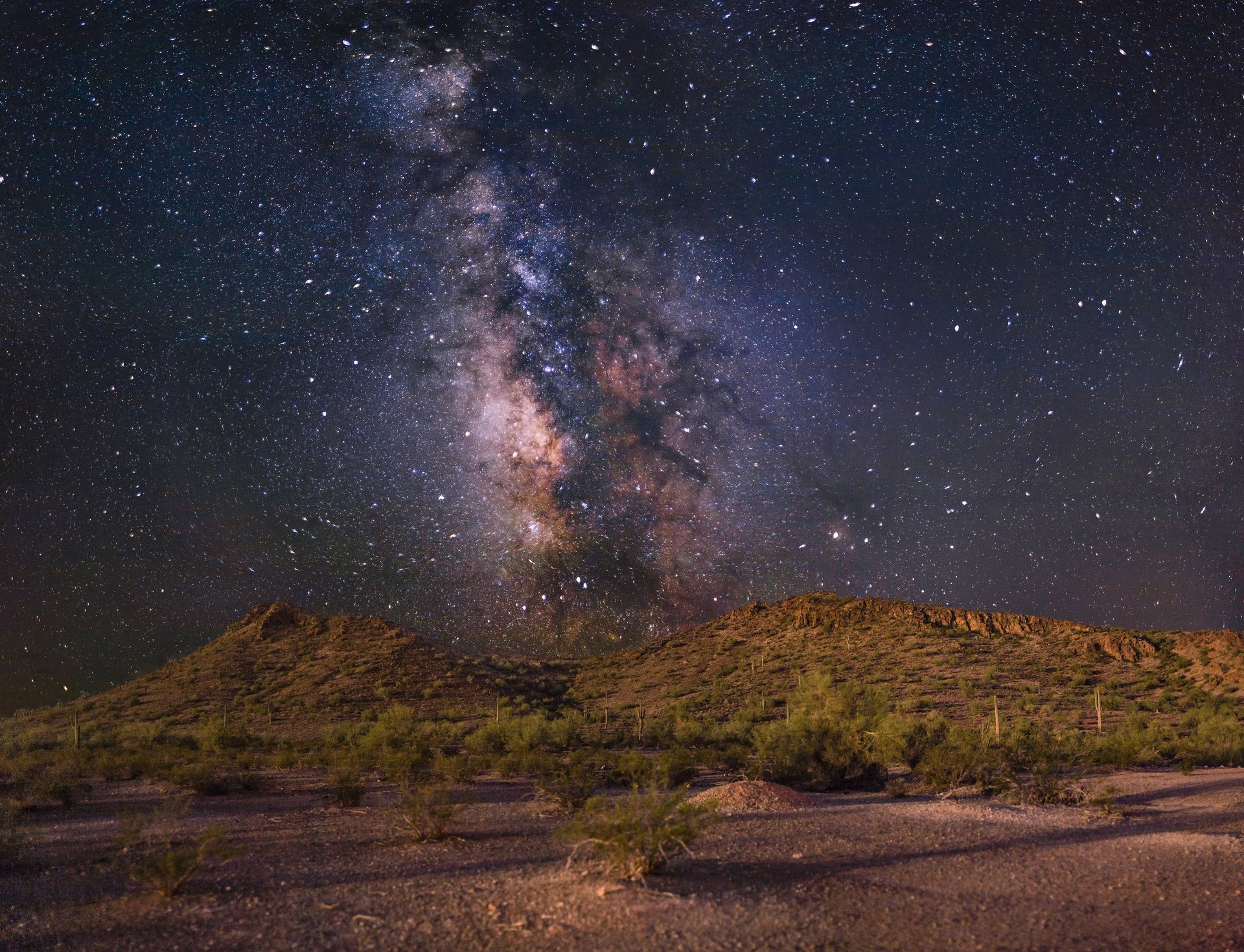 vía láctea colina cerca estrellas secretos