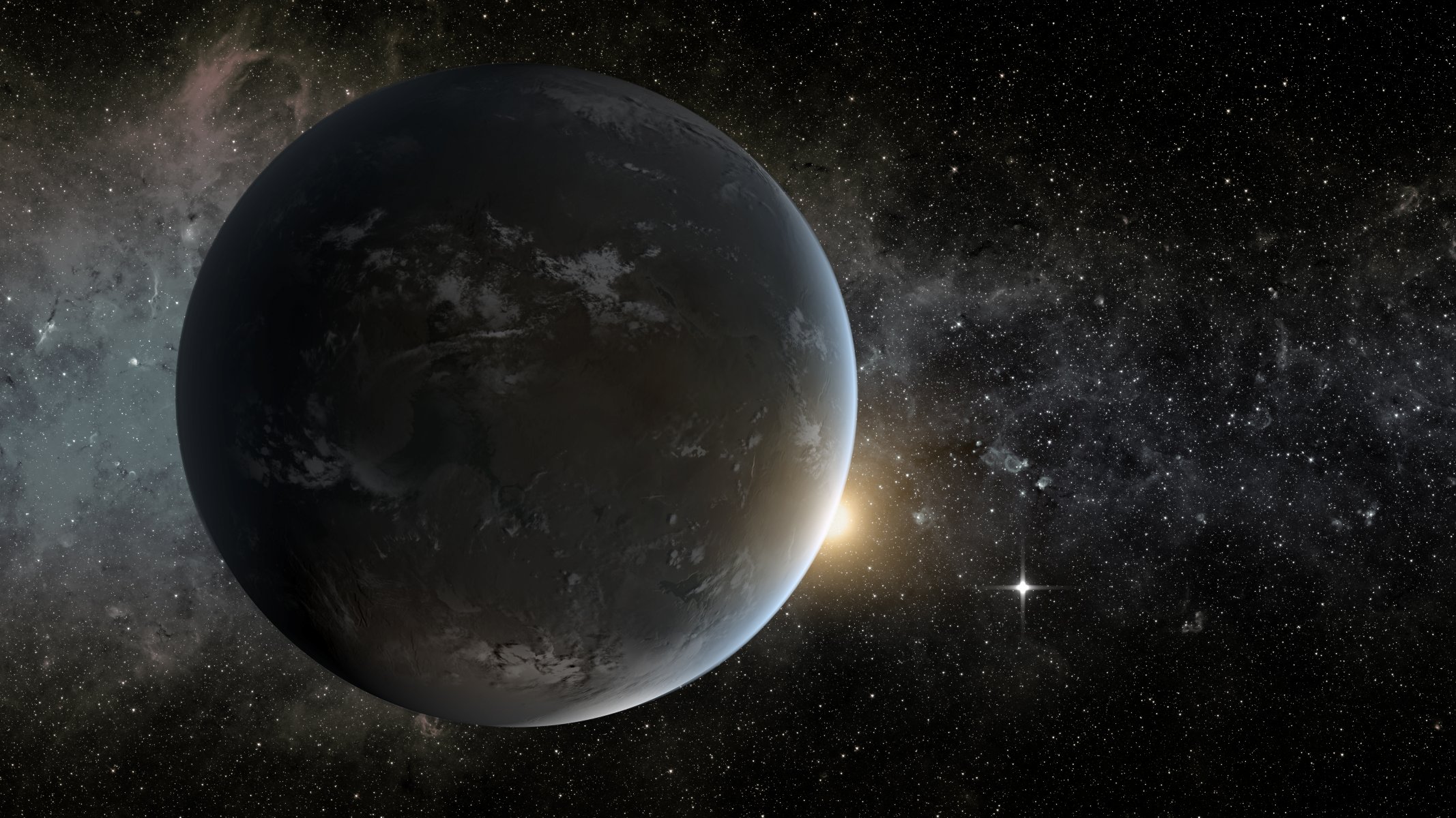 exoplanète super-terre étoile naine orange système planétaire kepler-62 lyre nébuleuses