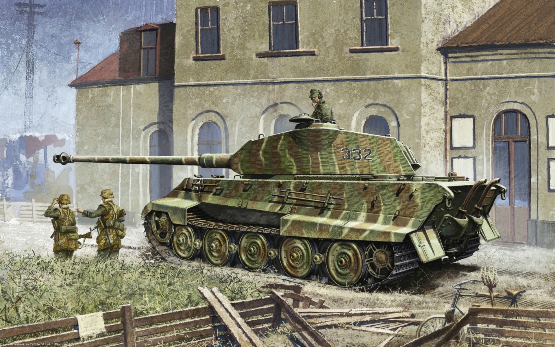 zbiornik king tiger tiger 2 niemiecki