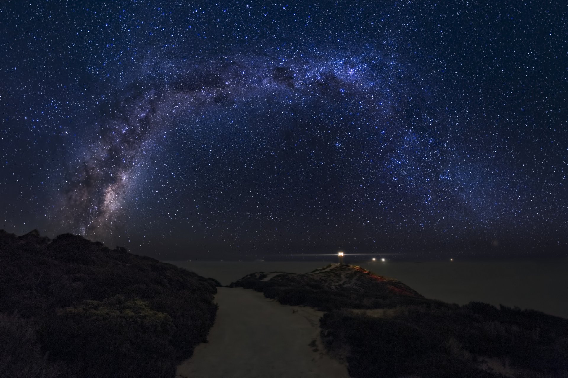 cosmos stars night space milky way