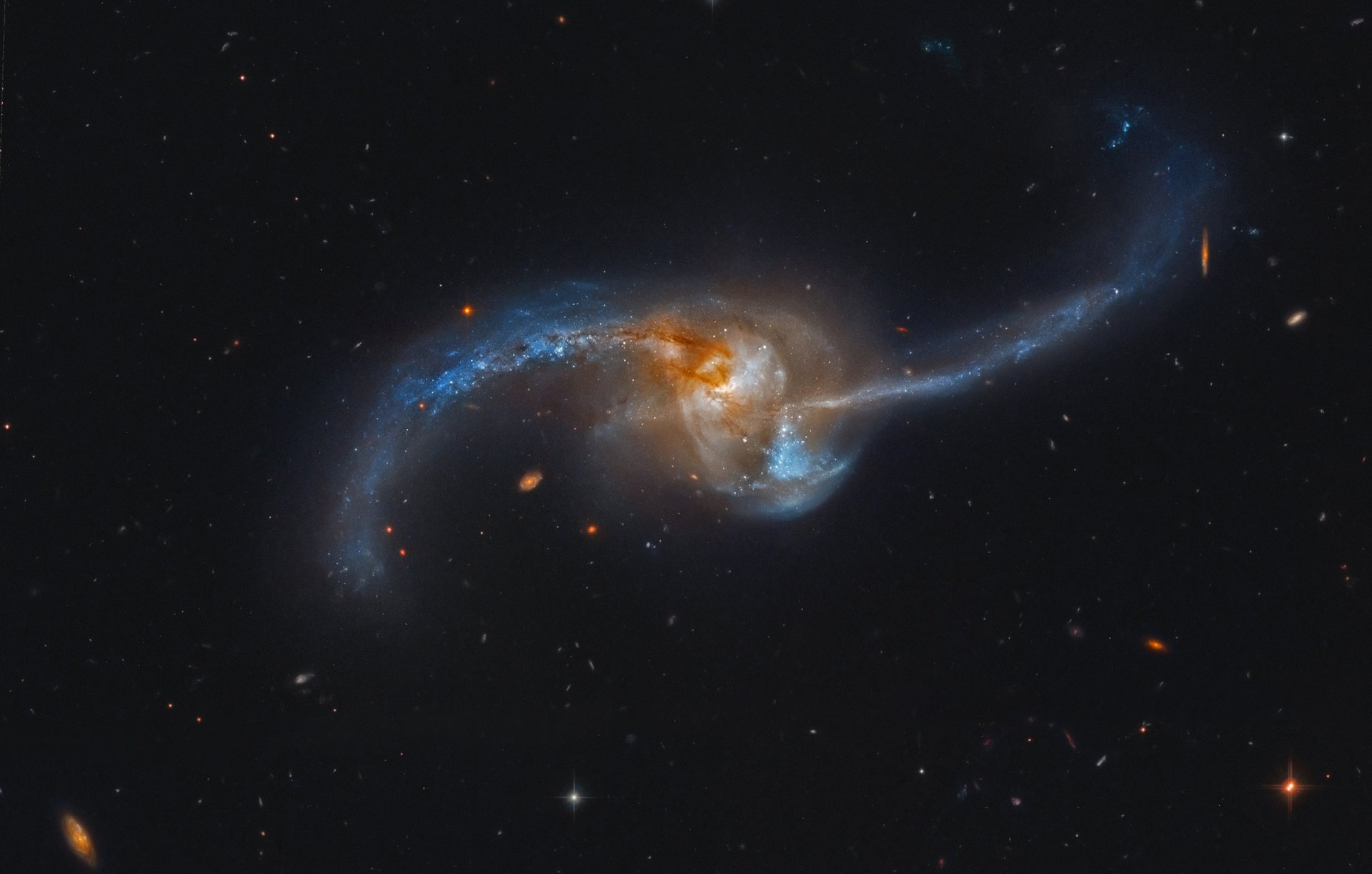 ngc2623 galaxy przestrzeń gwiazdy galaktyka