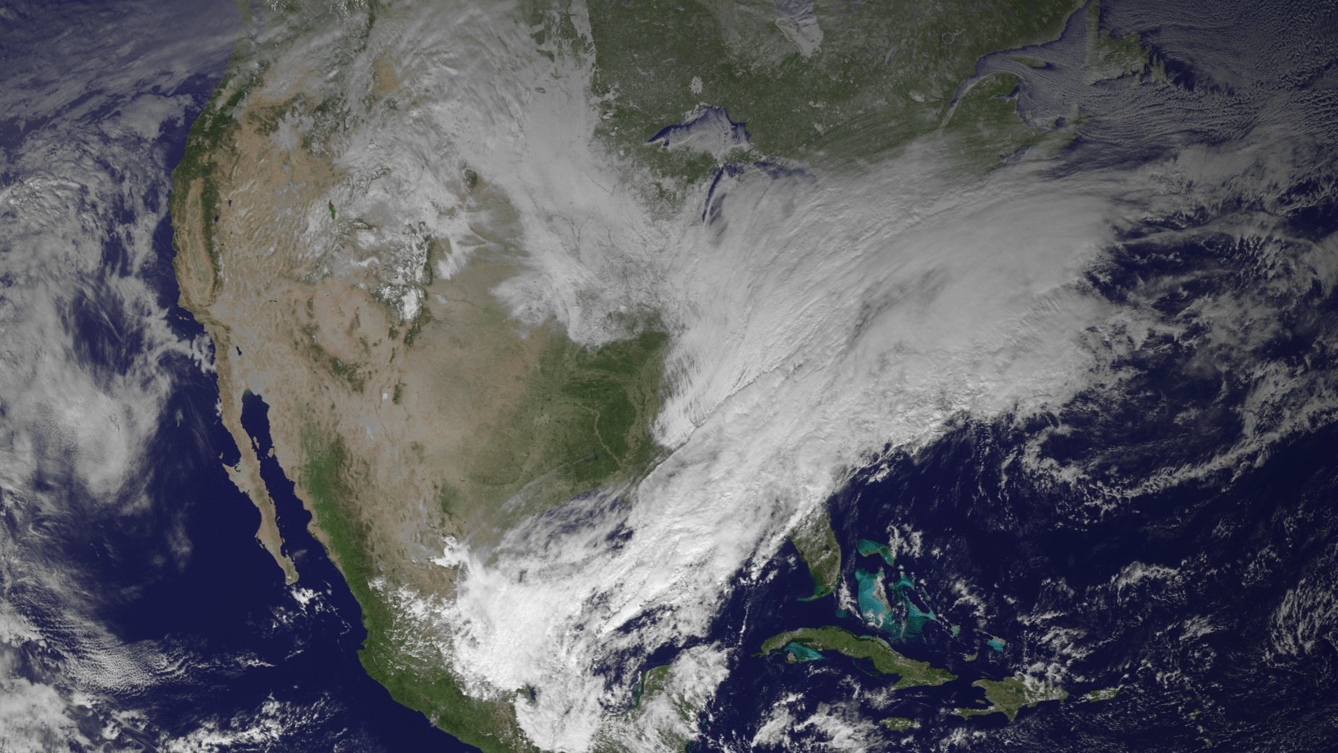 terra nord america isole atmosfera satellite