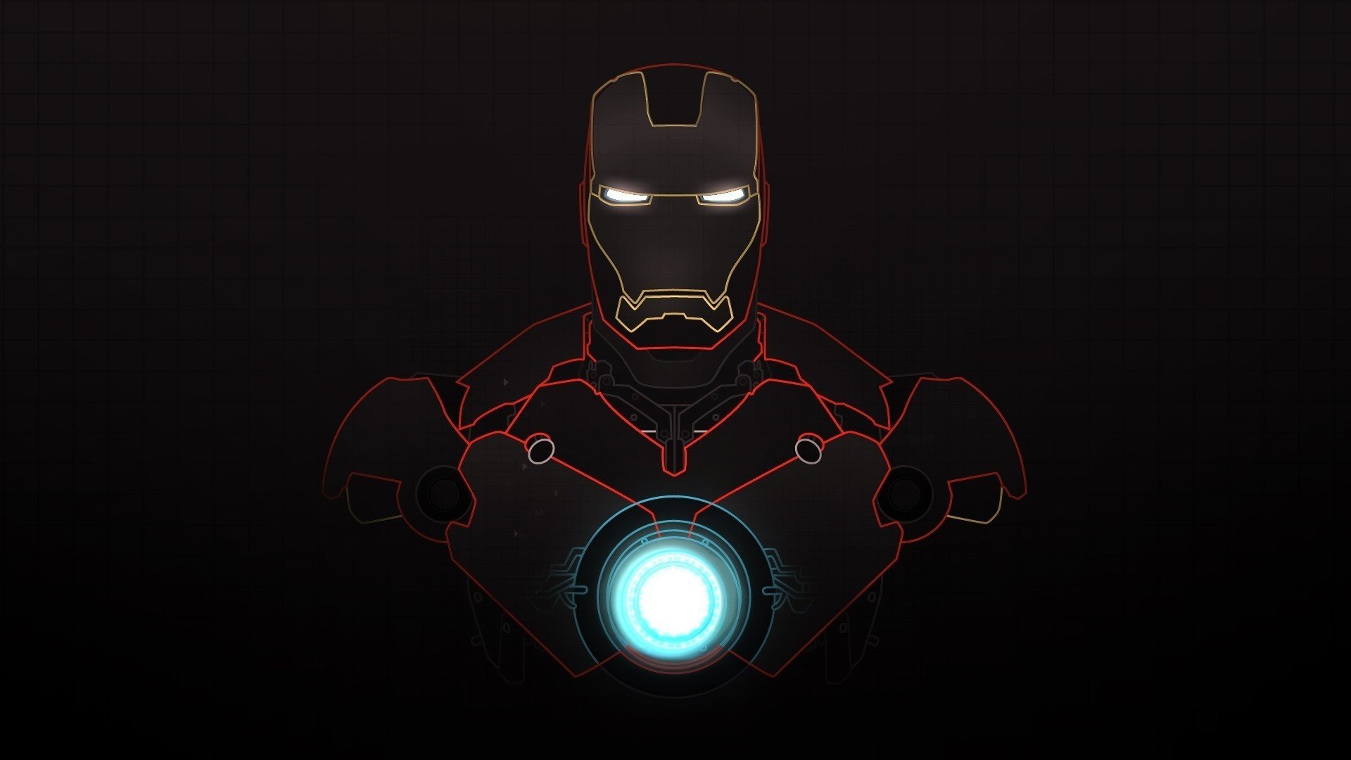 минимализм железный человек iron man