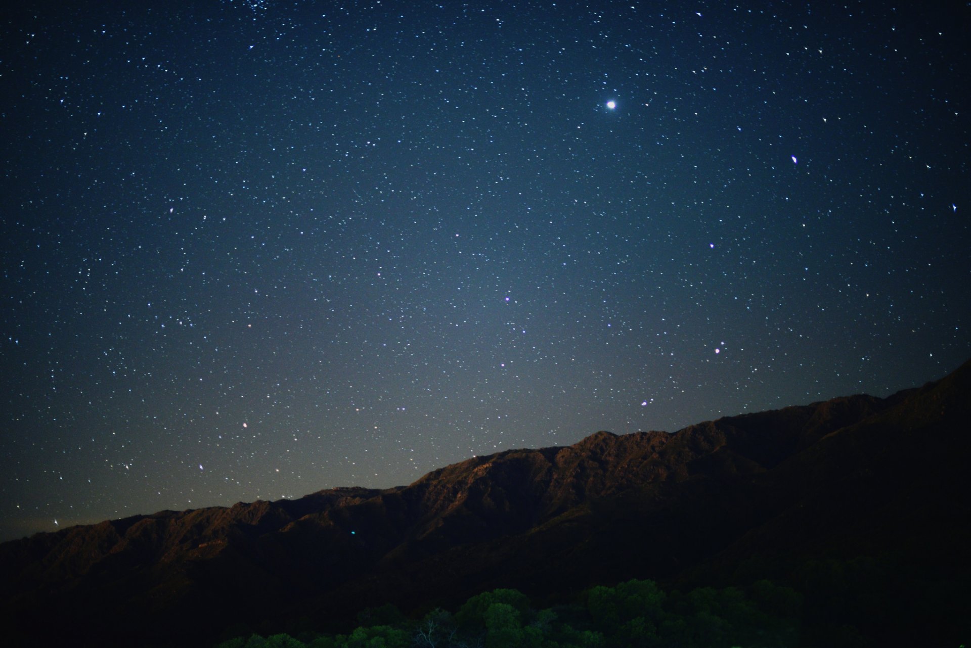 vía láctea cosmos estrellas montañas misterio