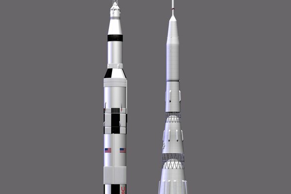 Совершенство научных мыслей СССР и США готовые покинуть землю