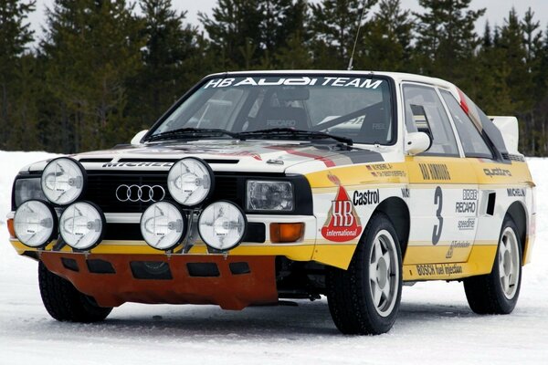 Rajd na śniegu Audi Quattro