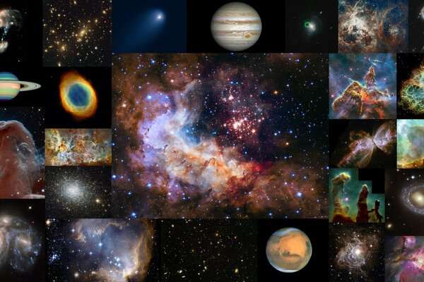 Planètes et étoiles dans l espace