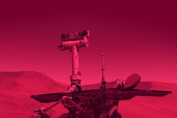 The red planet is red in everything