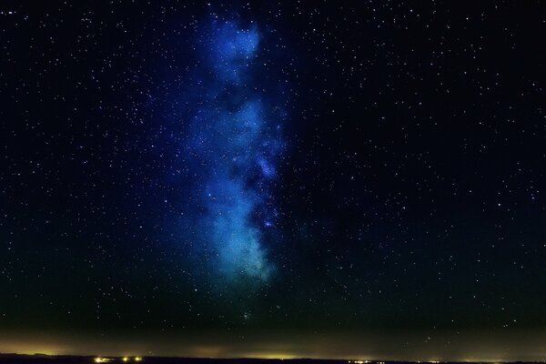 The Milky Way in the starry sky