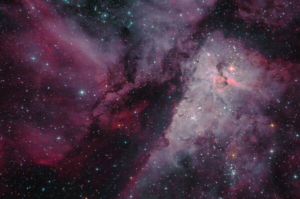 The Keel Nebula in outer space