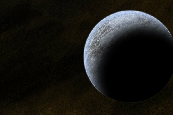 Darkness engulfs the planet Neptune