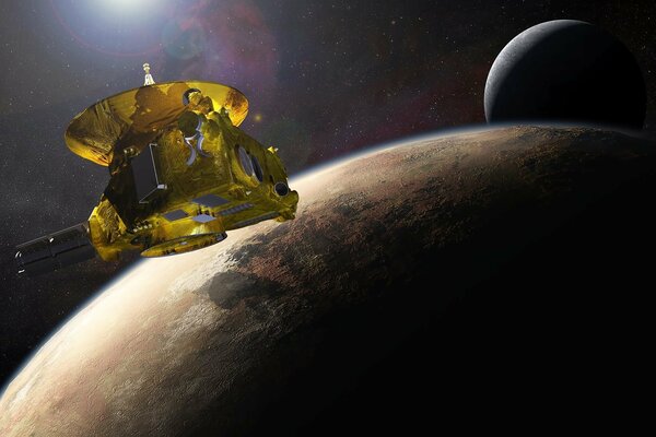 Automatic interplanetary station, new horizons on the way to Pluto