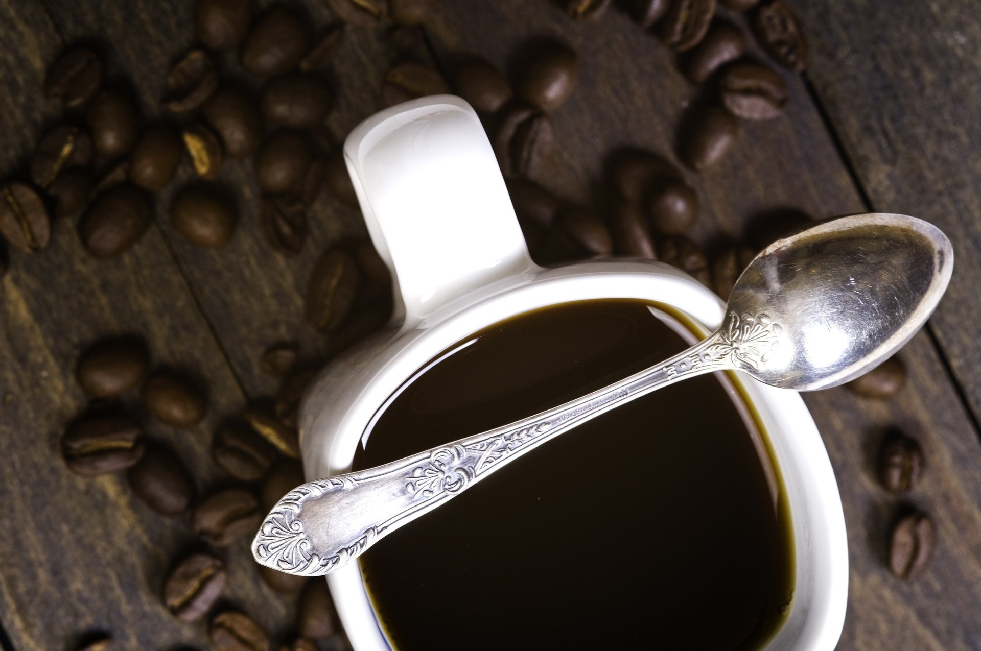 café tasse fumée