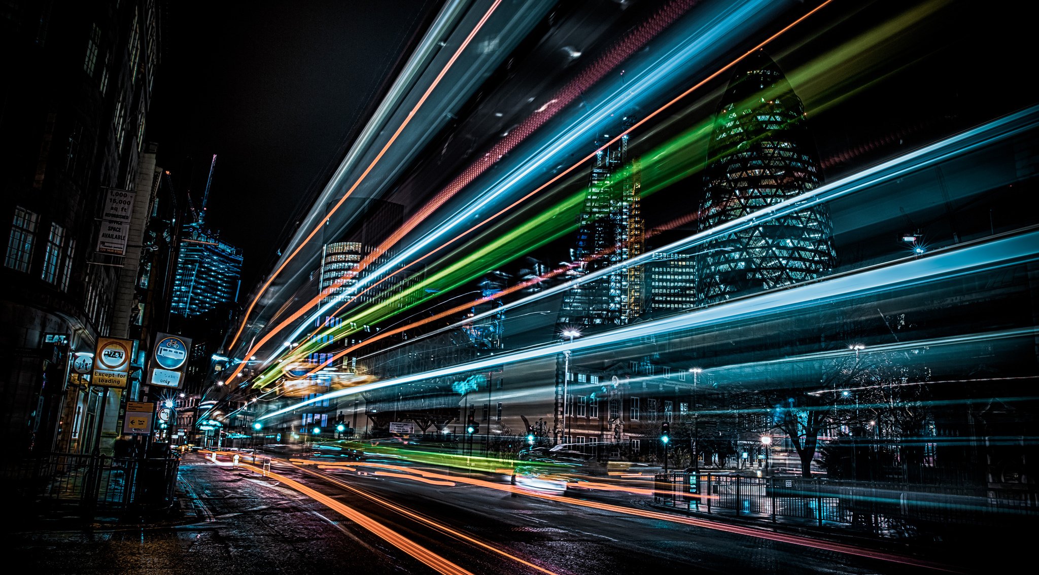inglaterra londres noche luces