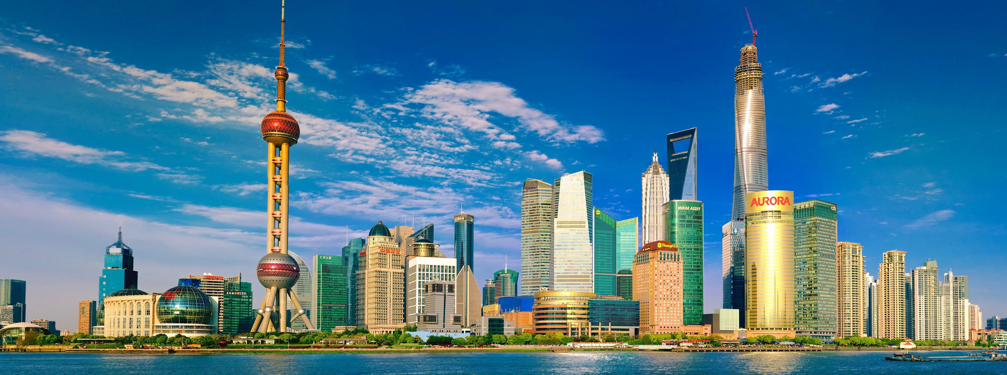 hanghai town day sky panorama
