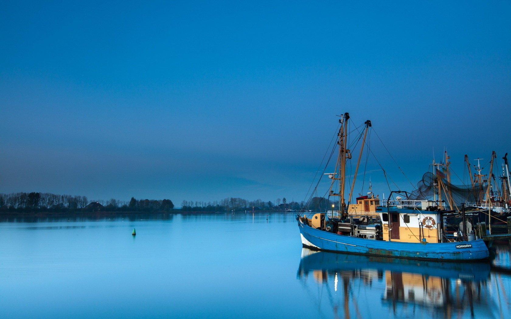 landschaft see schiff