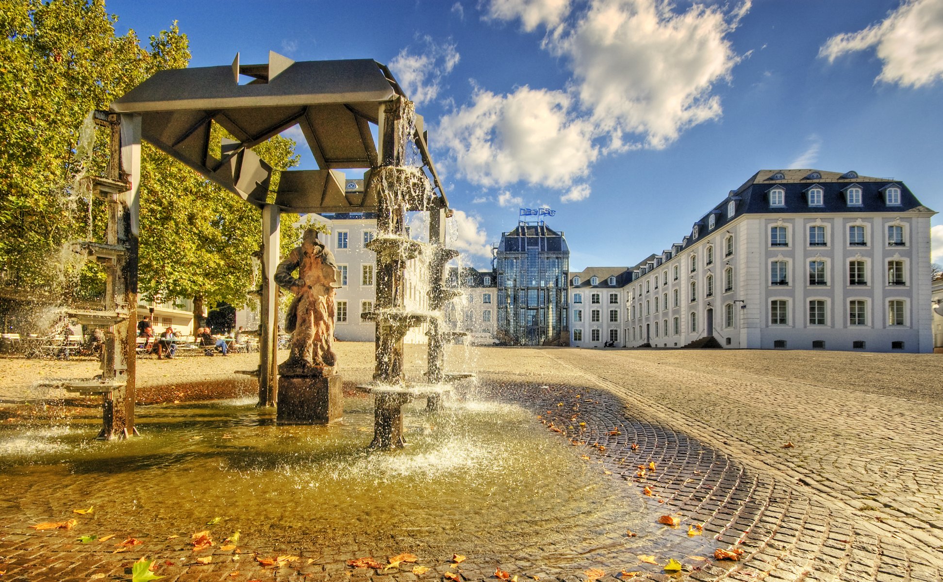 straße stadt brunnen sonne wasser denkmal statue menschen zuhause