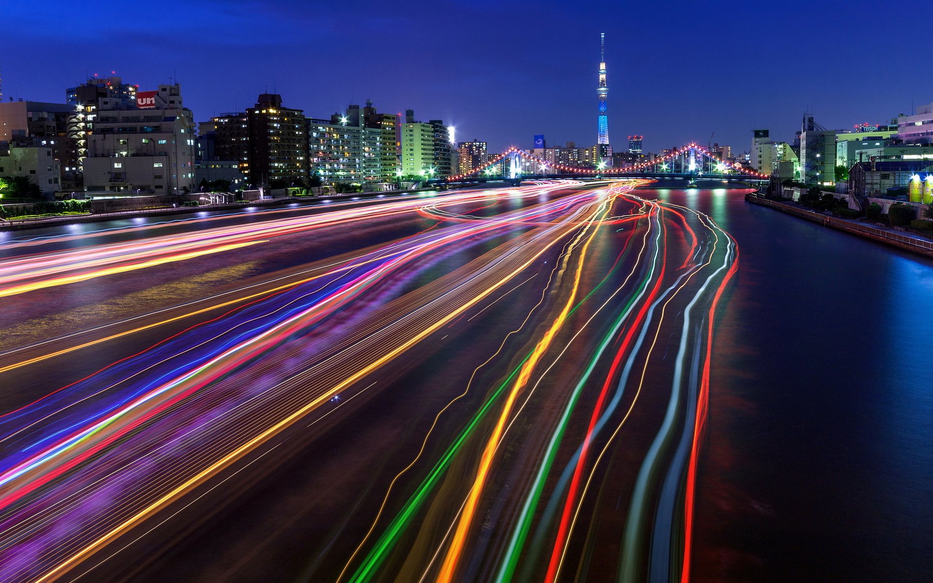 tokyo sky tree sentiers faciles ville longue exposition