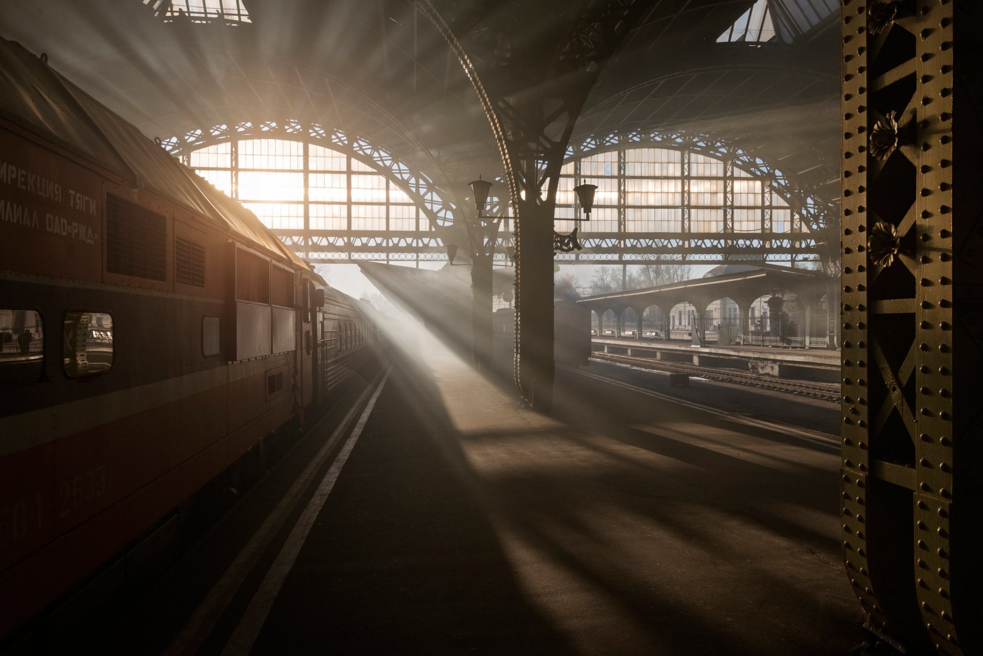 witebsker bahnhof st. petersburg morgen