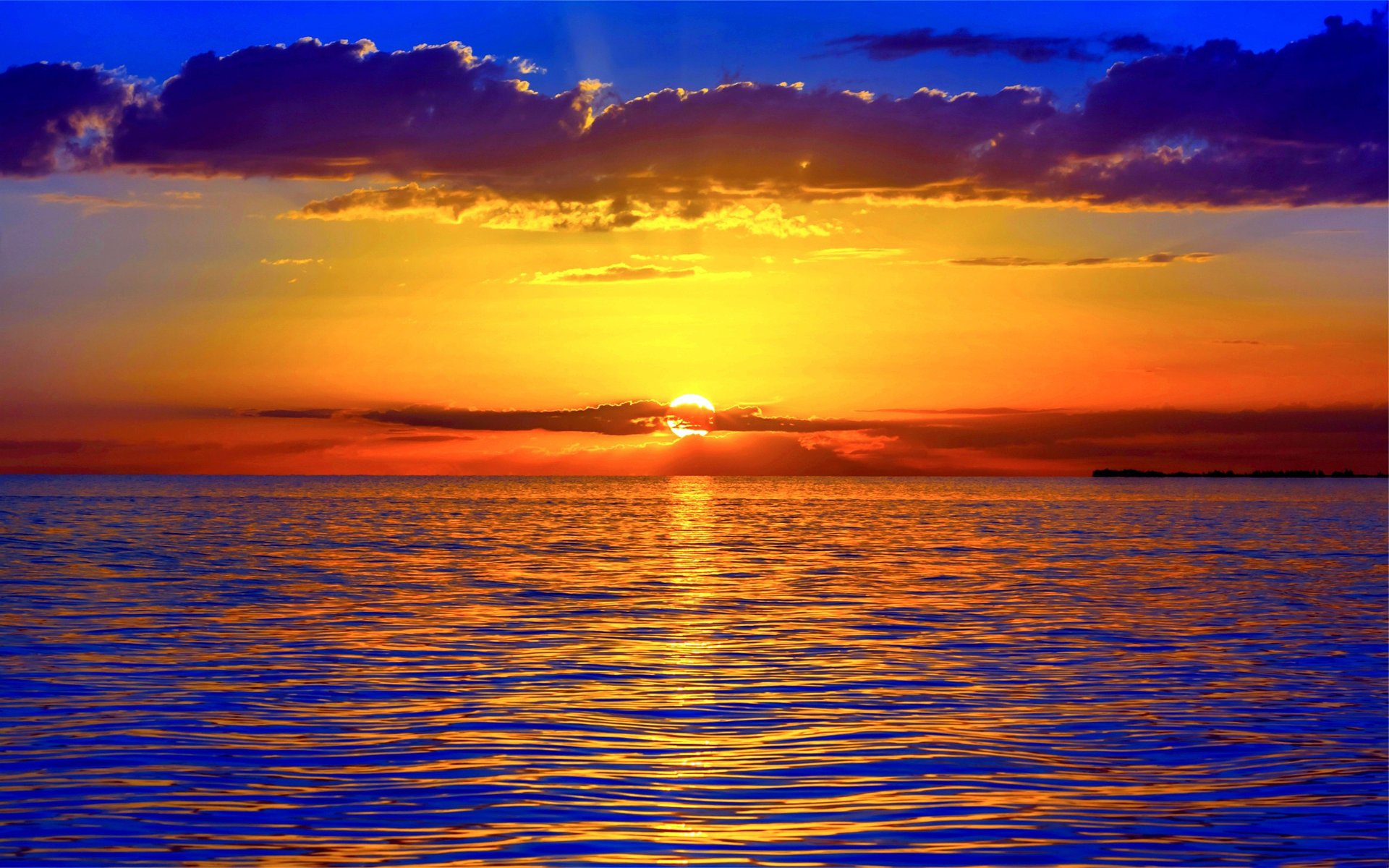 nuvole oceano cielo mare orizzonte
