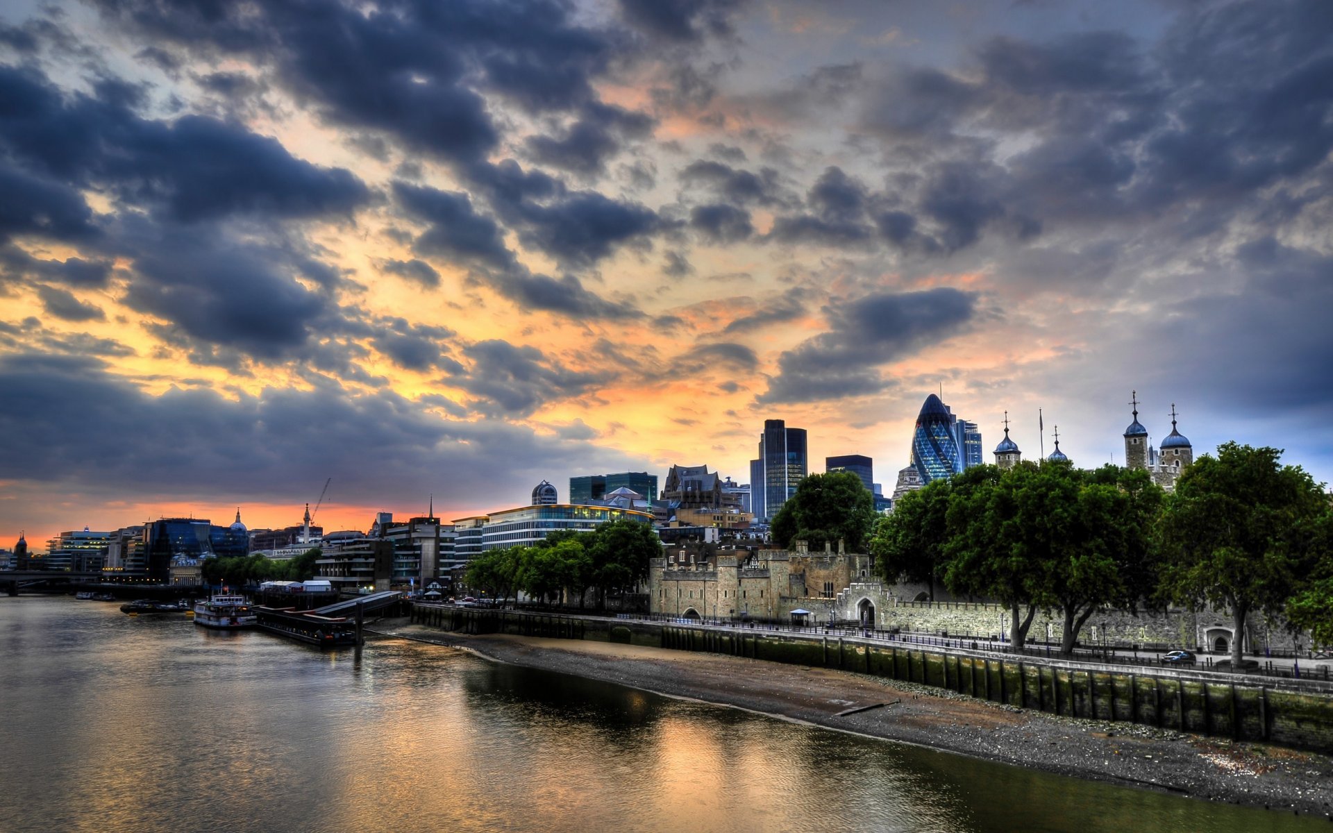 angleterre londres royaume-uni coucher de soleil