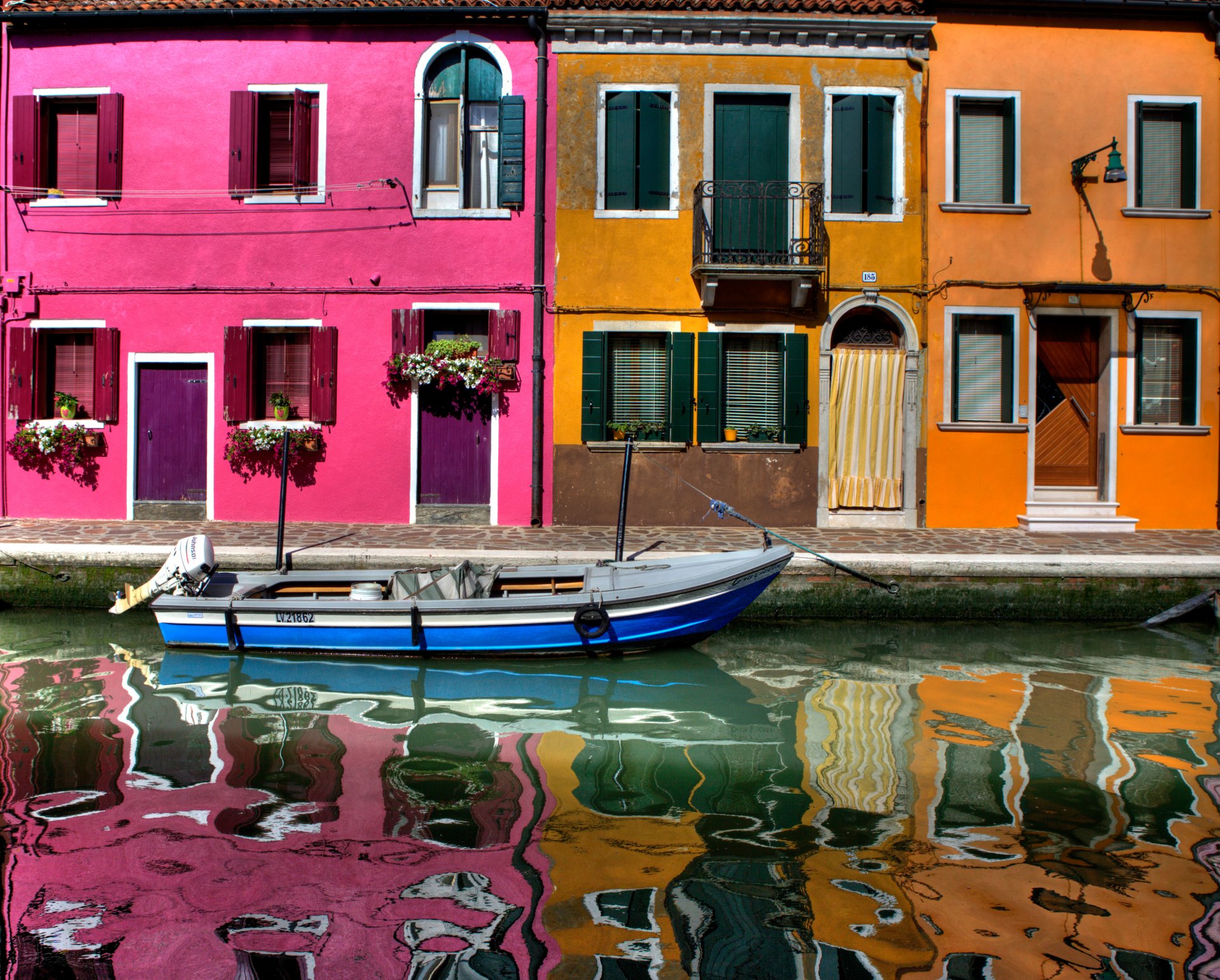 italia venezia case finestre canale